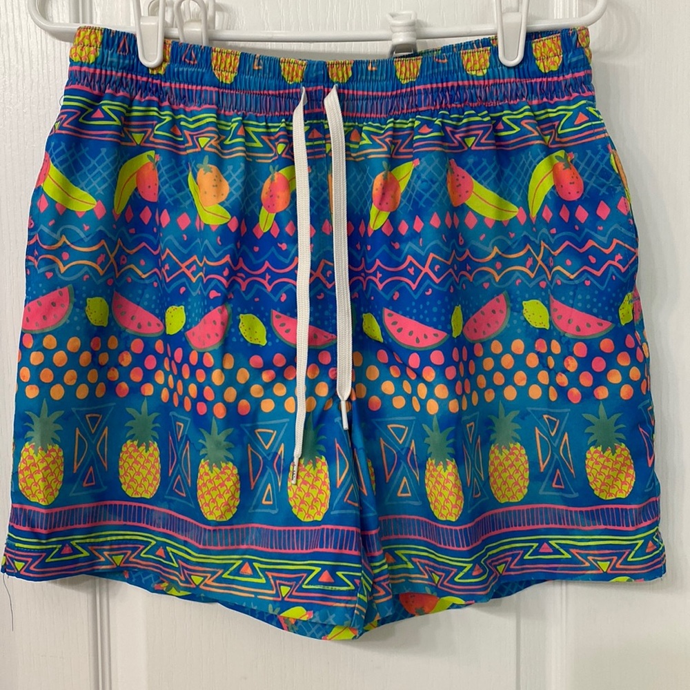 Chubbies swim shorts mens large. Neon fruit